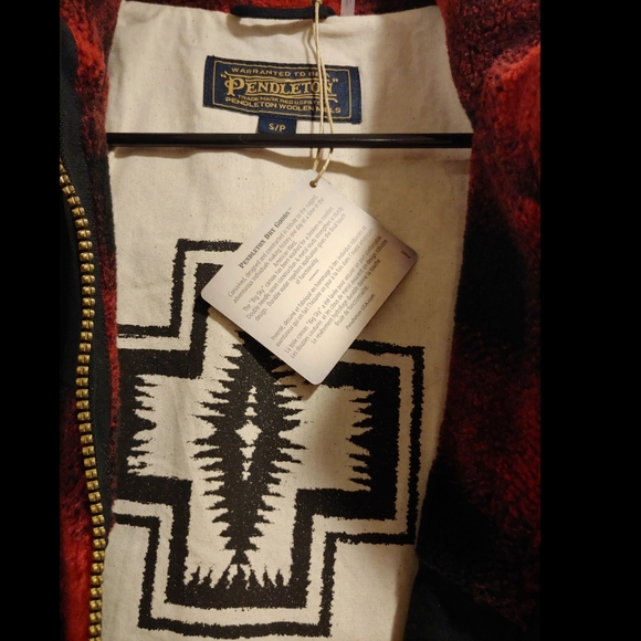 Pendleton Brooke Buffalo Check Jacket in Red Ombre - Picture 5 of 5